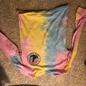 Tie dye lake George long sleeve shirt
